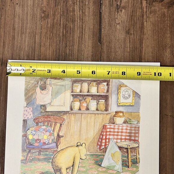 Winnie the Pooh Art Prints set of 2 Unframed 10 x 14 His Art Gallery Shepard - Picture 7 of 8